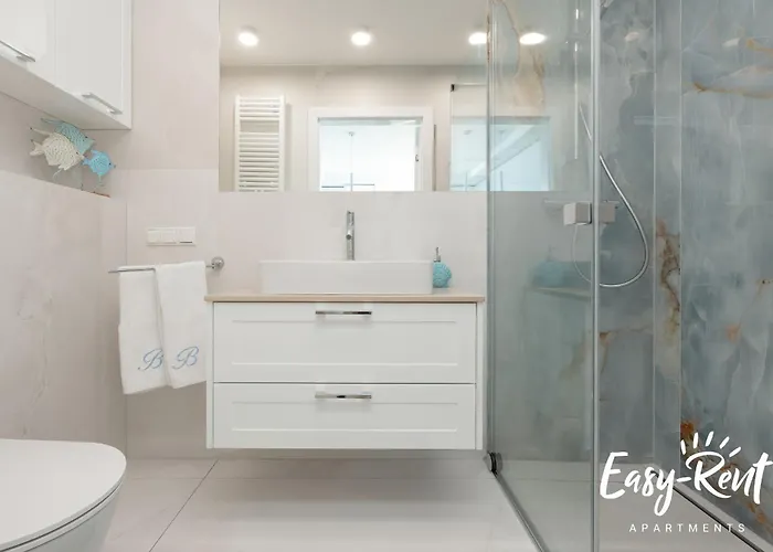 Double Blue Bien - Easy-rent Bezposrednio Przy Plazy 아파트