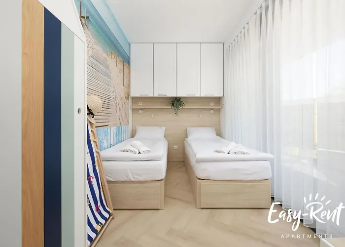 아파트 Double Blue Bien - Easy-rent Bezposrednio Przy Plazy 레왈